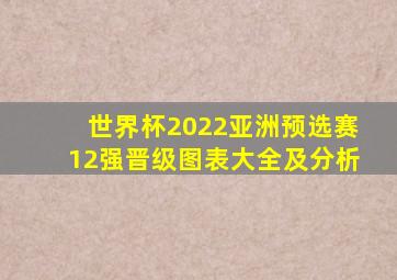 世界杯2022亚洲预选赛12强晋级图表大全及分析