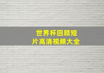 世界杯回顾短片高清视频大全