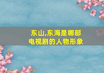 东山,东海是哪部电视剧的人物形象