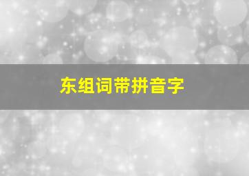 东组词带拼音字