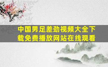 中国男足差劲视频大全下载免费播放网站在线观看