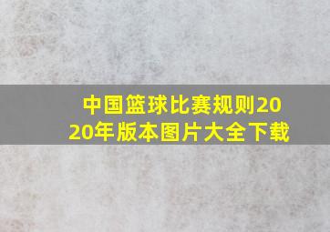 中国篮球比赛规则2020年版本图片大全下载