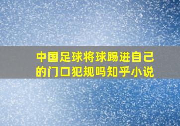 中国足球将球踢进自己的门口犯规吗知乎小说