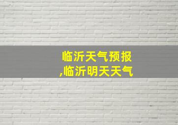 临沂天气预报,临沂明天天气