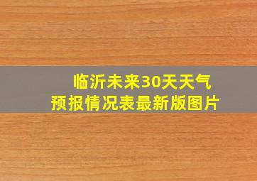 临沂未来30天天气预报情况表最新版图片