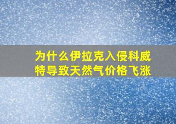 为什么伊拉克入侵科威特导致天然气价格飞涨