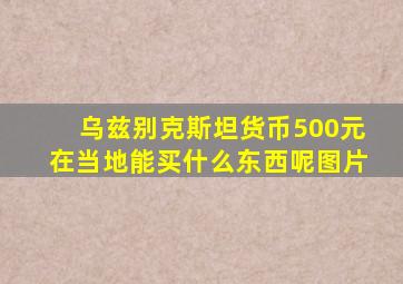 乌兹别克斯坦货币500元在当地能买什么东西呢图片