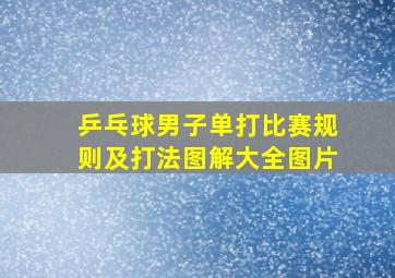 乒乓球男子单打比赛规则及打法图解大全图片