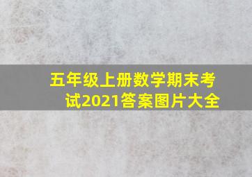 五年级上册数学期末考试2021答案图片大全