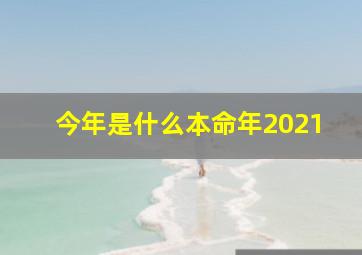 今年是什么本命年2021