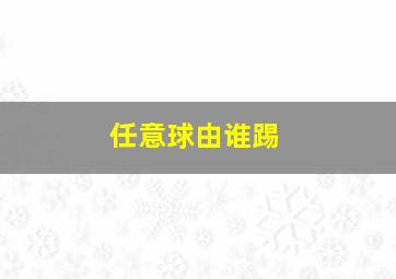 任意球由谁踢