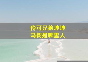 伶可兄弟坤坤马树是哪里人