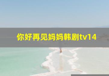 你好再见妈妈韩剧tv14