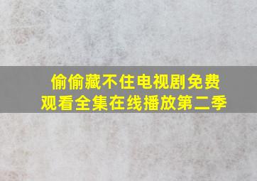 偷偷藏不住电视剧免费观看全集在线播放第二季