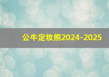 公牛定妆照2024-2025