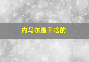 内马尔是干啥的