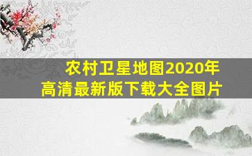 农村卫星地图2020年高清最新版下载大全图片