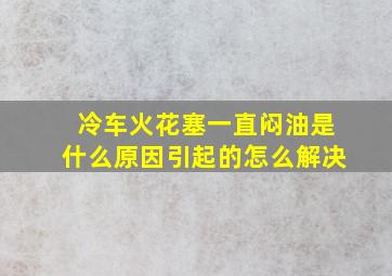 冷车火花塞一直闷油是什么原因引起的怎么解决