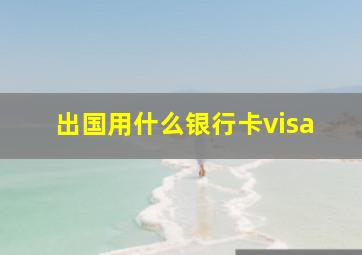 出国用什么银行卡visa