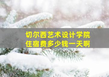 切尔西艺术设计学院住宿费多少钱一天啊