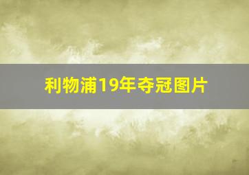 利物浦19年夺冠图片