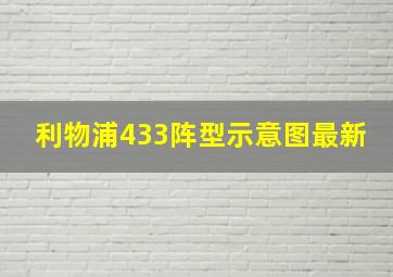 利物浦433阵型示意图最新