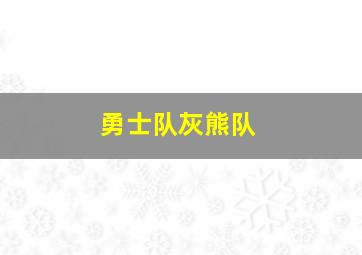 勇士队灰熊队