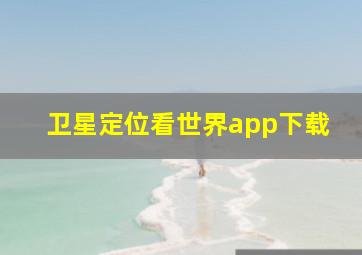 卫星定位看世界app下载