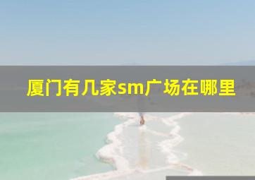 厦门有几家sm广场在哪里