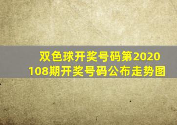 双色球开奖号码第2020108期开奖号码公布走势图