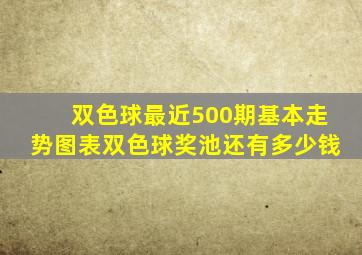 双色球最近500期基本走势图表双色球奖池还有多少钱