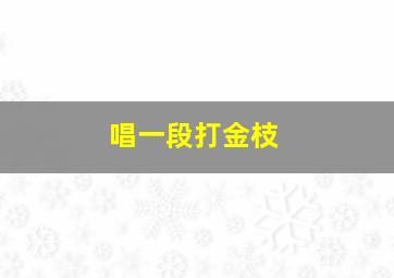 唱一段打金枝