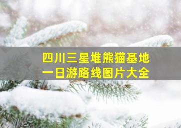 四川三星堆熊猫基地一日游路线图片大全