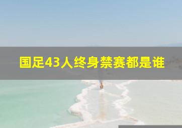 国足43人终身禁赛都是谁