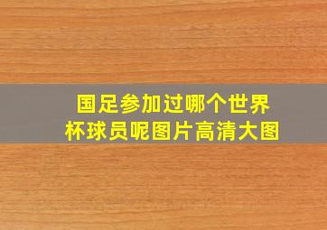 国足参加过哪个世界杯球员呢图片高清大图