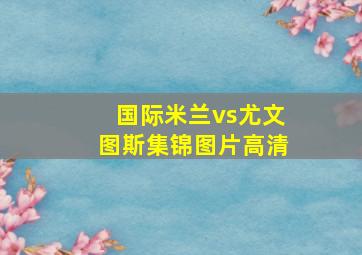 国际米兰vs尤文图斯集锦图片高清