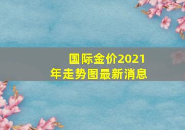 国际金价2021年走势图最新消息