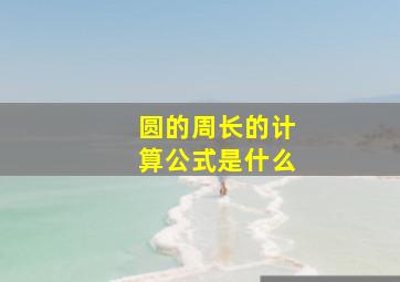 圆的周长的计算公式是什么