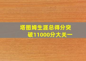 塔图姆生涯总得分突破11000分大关一