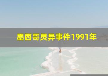 墨西哥灵异事件1991年