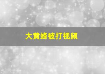 大黄蜂被打视频