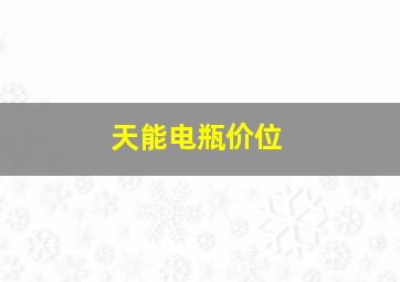 天能电瓶价位