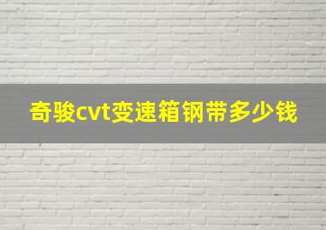 奇骏cvt变速箱钢带多少钱