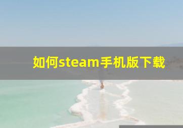 如何steam手机版下载