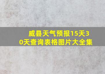 威县天气预报15天30天查询表格图片大全集