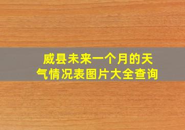 威县未来一个月的天气情况表图片大全查询