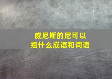 威尼斯的尼可以组什么成语和词语