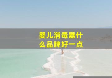 婴儿消毒器什么品牌好一点