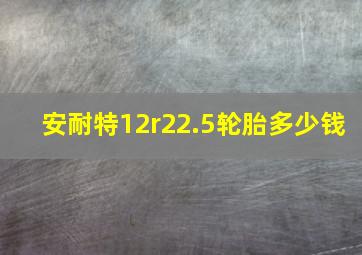 安耐特12r22.5轮胎多少钱