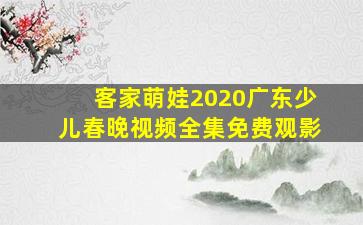 客家萌娃2020广东少儿春晚视频全集免费观影